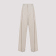 BOTTEGA VENETA Loose Fit Cotton-Silk Pants