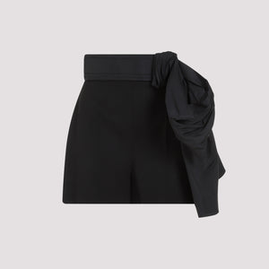 ALEXANDER MCQUEEN Cupro Mini Shorts for Effortless Summer Style