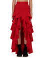 MOSCHINO COUTURE Chic Ruffled Crepe Skirt