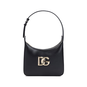 DOLCE & GABBANA Mini Leather Handbag - Compact and Chic (W:18cm H:22cm D:6cm)