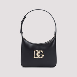 DOLCE & GABBANA Mini Leather Handbag - Compact and Chic (W:18cm H:22cm D:6cm)