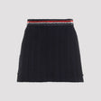 THOM BROWNE Thigh Length Mini Skirt with Side Tabs