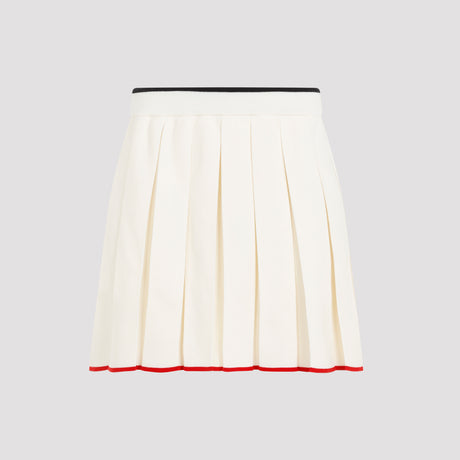 THOM BROWNE Elegant Mini Pleated Skirt