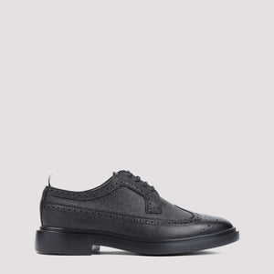 THOM BROWNE Longwing Brogues - Elegant Leather Footwear