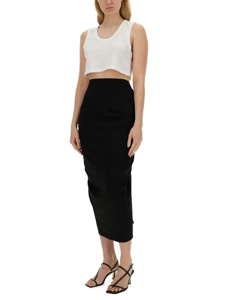 DRIES VAN NOTEN Draped Mini Skirt - Size 38