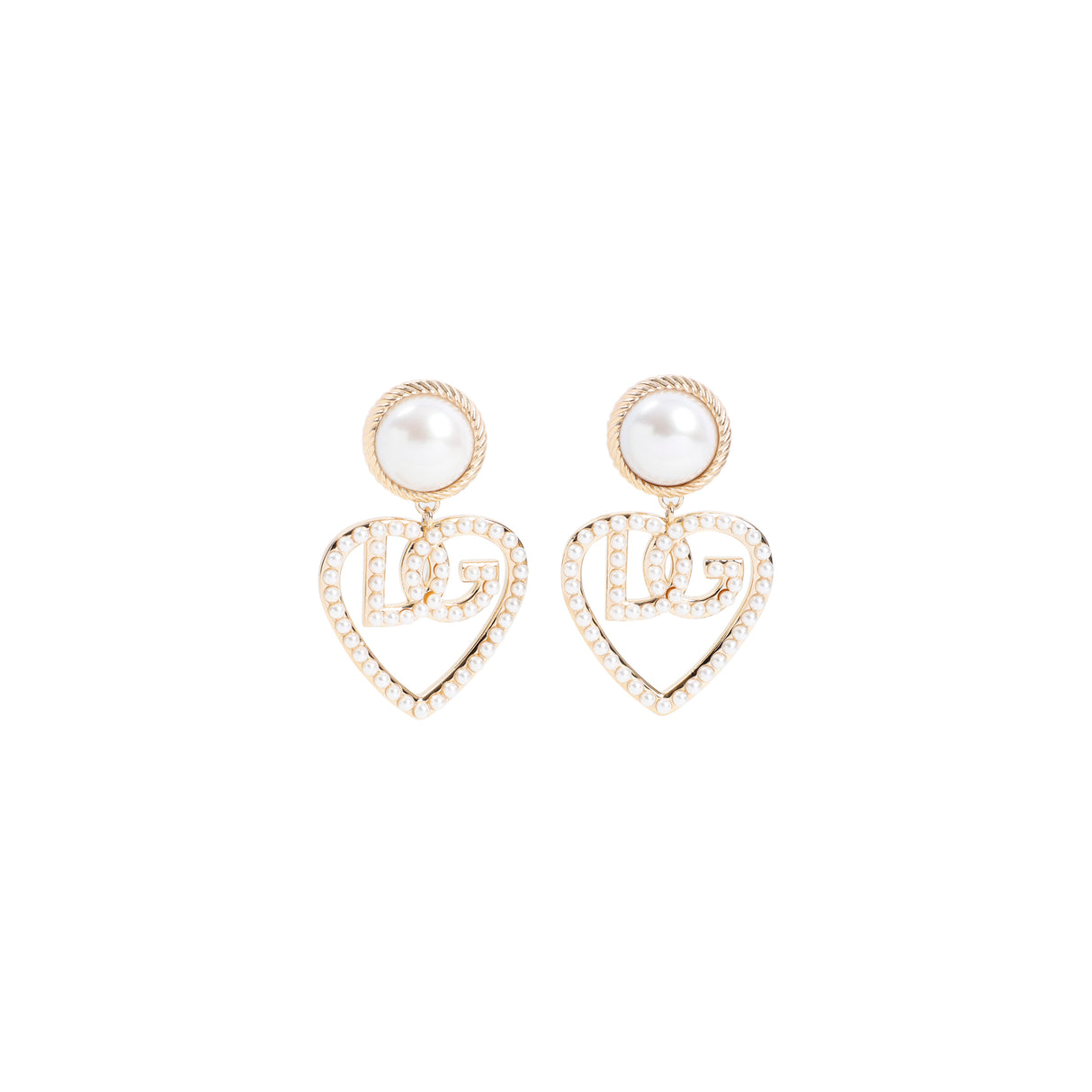 DOLCE & GABBANA Elegant Brass Earrings Clips