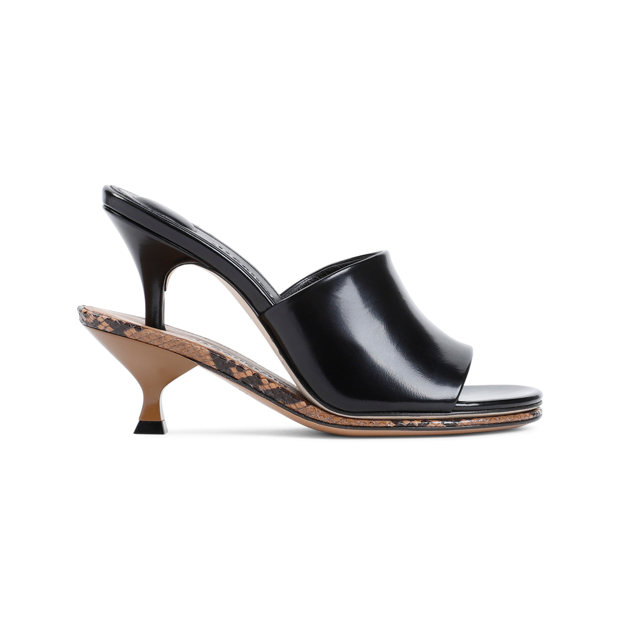 JACQUEMUS Les Doubles Flat Mules with 11cm Heel