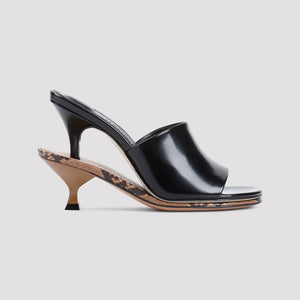 JACQUEMUS Les Doubles Flat Mules with 11cm Heel