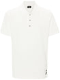 FENDI Piqué Polo Shirt with Embossed Logo