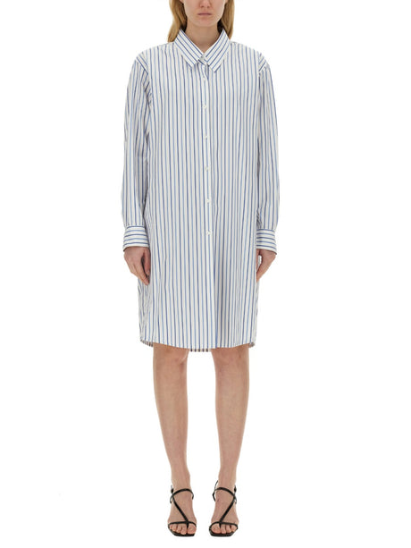 DRIES VAN NOTEN Oversize Stripe Pattern Shirt (Size 40 FR)