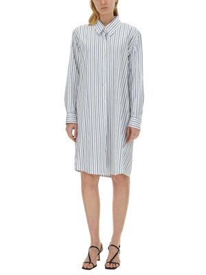 DRIES VAN NOTEN Oversize Stripe Pattern Shirt (Size 40 FR)