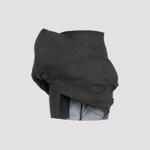 RICK OWENS Draped Mini Skirt