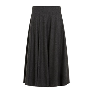 RALPH LAUREN COLLECTION Men's Jannine Midi Wool Skirt