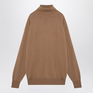 DRIES VAN NOTEN Cashmere Turtleneck Jumper with Side Slits - FW24