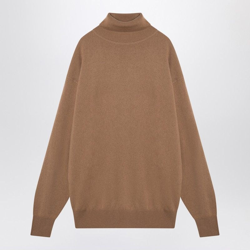 DRIES VAN NOTEN Cashmere Turtleneck Jumper with Side Slits - FW24