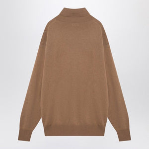 DRIES VAN NOTEN Cashmere Turtleneck Jumper with Side Slits - FW24