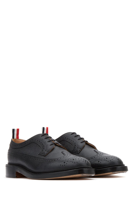 THOM BROWNE Classic Leather Loafers for Men