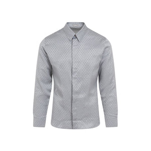 DIOR HOMME Men's Silk Long Sleeves Shirt