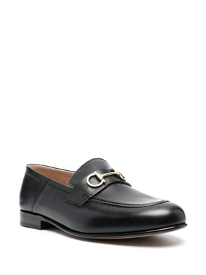 Ferragamo Gancini Hook Leather Loafers - 20MM