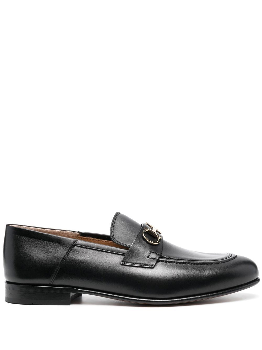 Ferragamo Gancini Hook Leather Loafers - 20MM