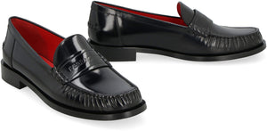 Ferragamo Brushed Leather Loafers for Women