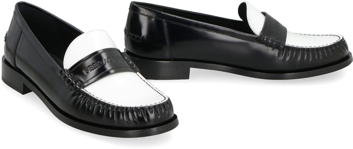 Ferragamo Refined Leather Loafers for Women