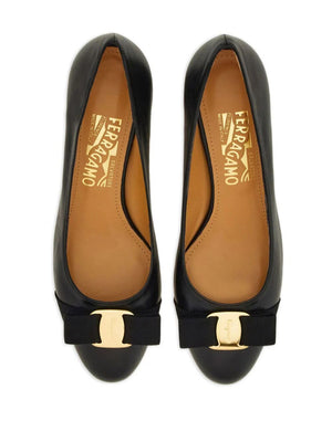 Ferragamo Elegant Mini Bow Pumps for Women