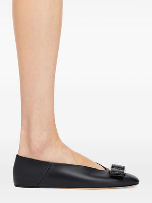 Ferragamo Bow Detail Ballet Flat