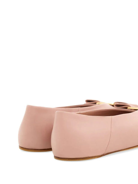 Ferragamo Classic Mini Ballerinas with Bow