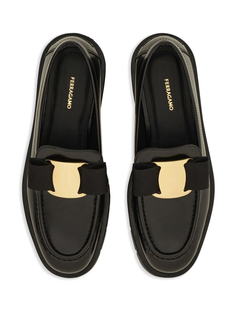 FERRAGAMO Chunky Bow Loafers for Women