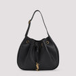 SAINT LAURENT Grained Leather Shoulder Handbag - 30cm x 22cm