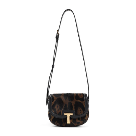 TOM FORD Leopard Print Mini Handbag - Compact Elegance