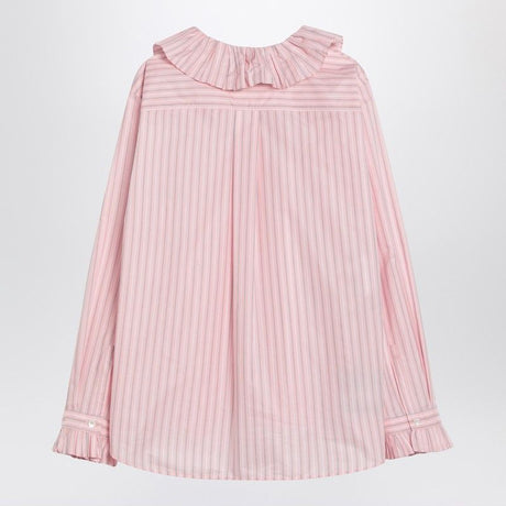 PHILOSOPHY DI LORENZO SERAFINI Striped Blouse with Ruffles