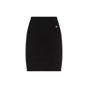 DOLCE & GABBANA Viscose Mini Skirt for FW24