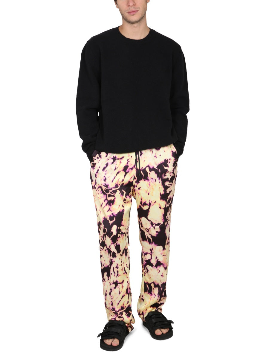 DRIES VAN NOTEN Men's Elastic Drawstring Waist Pants