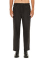 DRIES VAN NOTEN Regular Fit Wool Pants - Size 48 IT