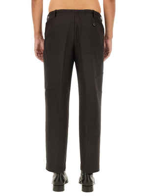 DRIES VAN NOTEN Regular Fit Wool Pants - Size 48 IT