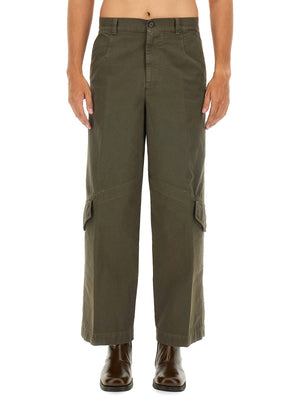 DRIES VAN NOTEN Regular Fit Cotton Pants - Size 50