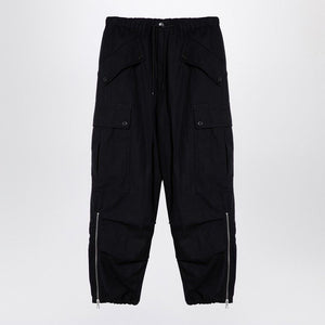 DRIES VAN NOTEN Men's Cargo Trousers with Drawstring - FW24