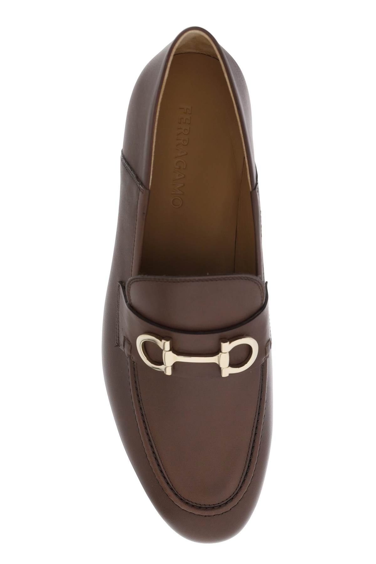 Ferragamo Gancini Hook Loafers - EEE Width