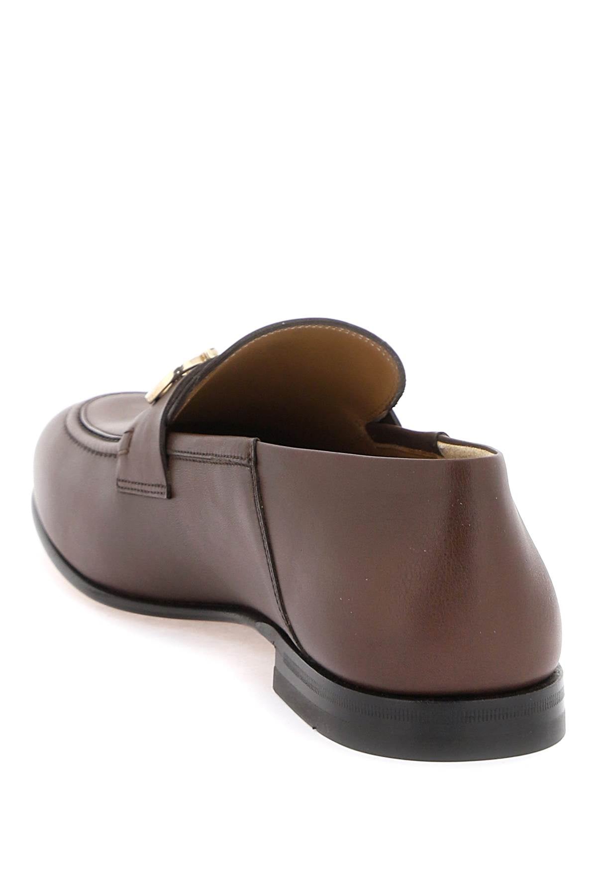 Ferragamo Gancini Hook Loafers - EEE Width