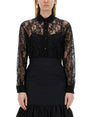 MOSCHINO COUTURE Lace Detail Shirt - Size 40 IT