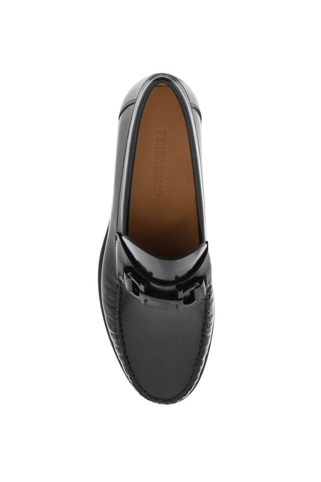 Ferragamo Gancini Hook Loafers - EEE Width