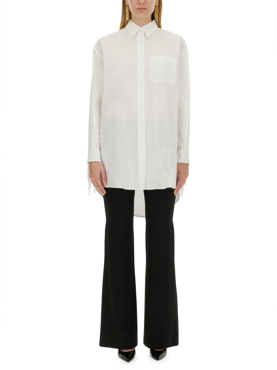 MOSCHINO COUTURE Chic Poplin Shirt for Women - Size 40