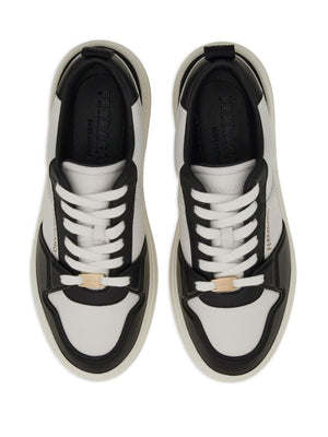 Ferragamo Two-Tone Leather Sneakers for Men