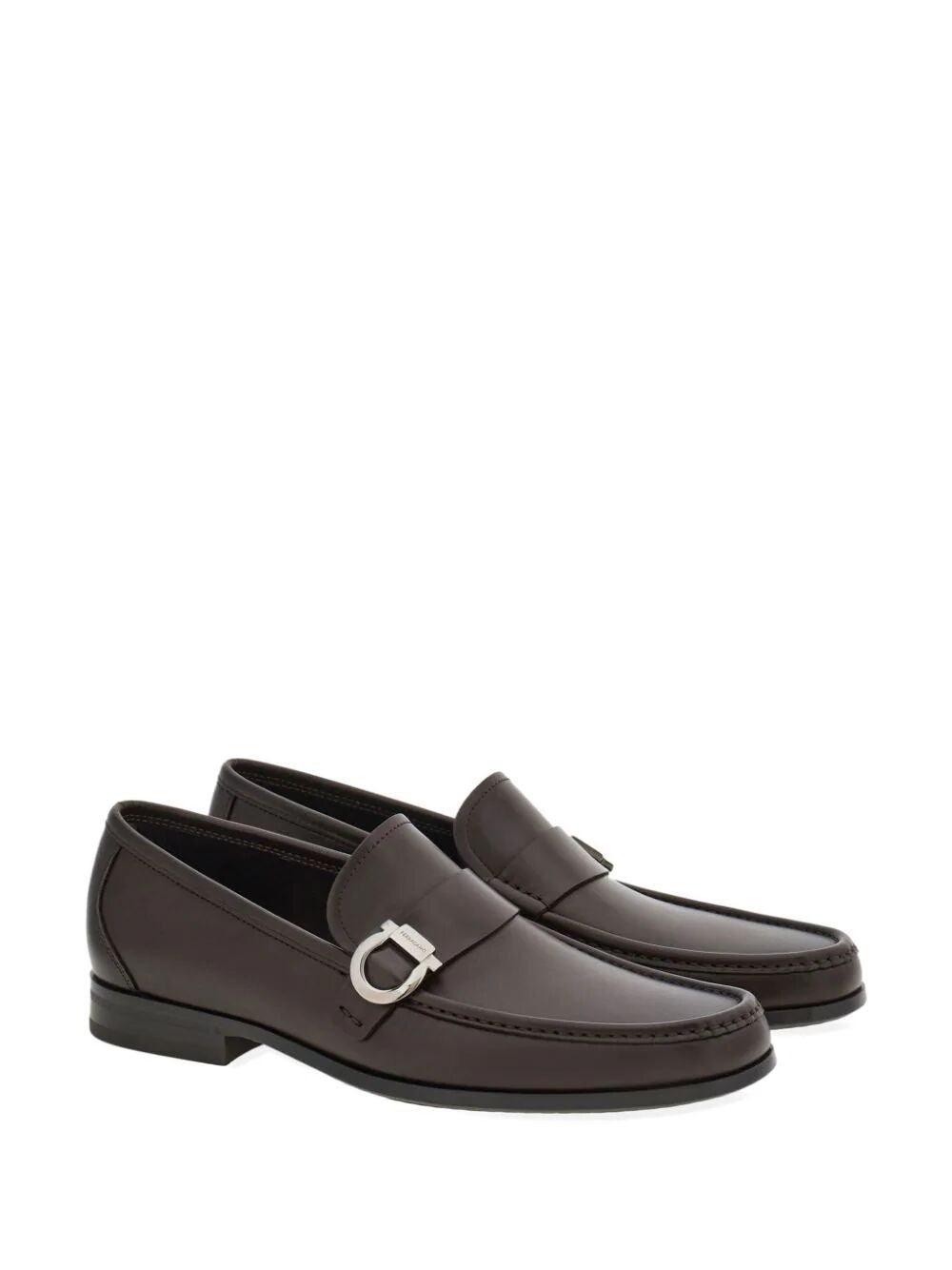 Ferragamo Smooth Leather Loafers for Men - EEE Fit