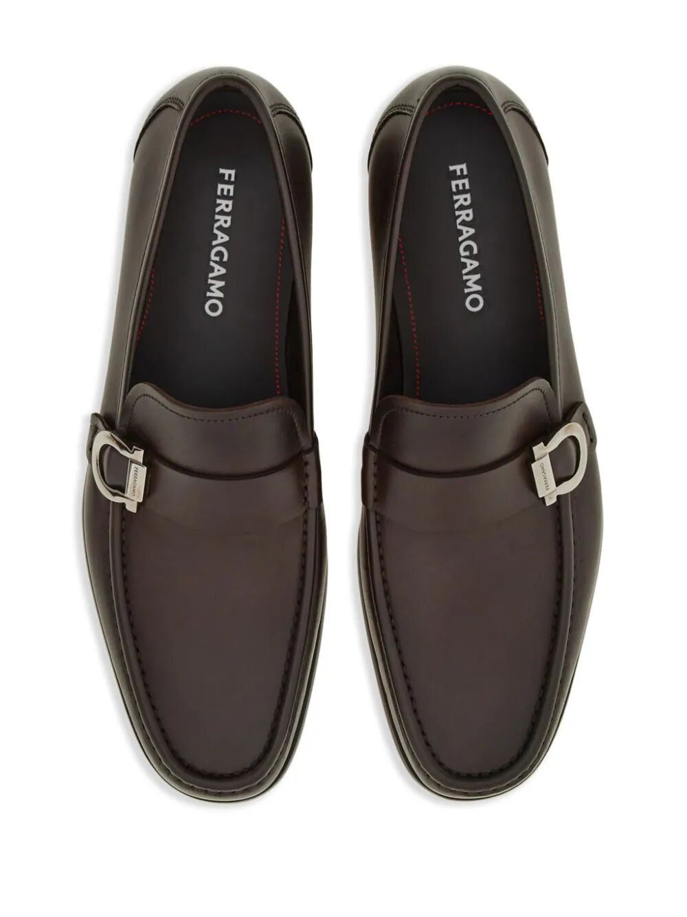 Ferragamo Smooth Leather Loafers for Men - EEE Fit