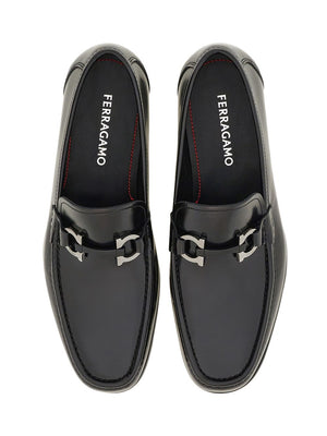 Ferragamo Gancini Hook Ornament Moccasin