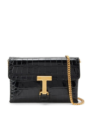 TOM FORD Crocodile Texture Mini Bag (19.5 x 13 x 4 cm)