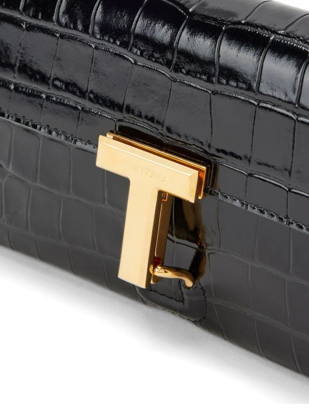 TOM FORD Crocodile Texture Mini Bag (19.5 x 13 x 4 cm)